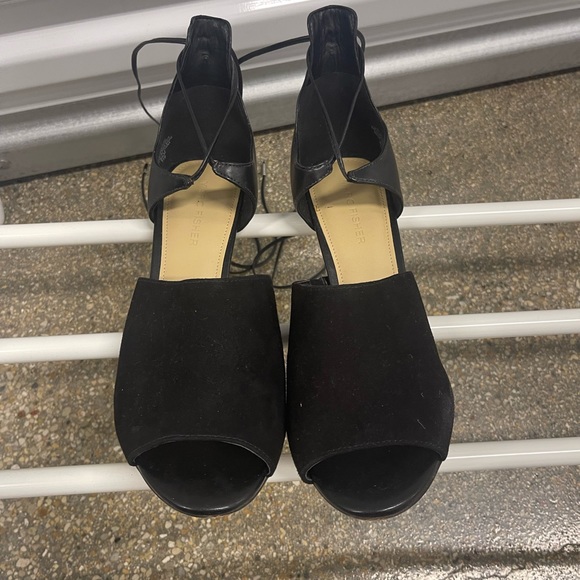 Marc Fisher | Open Toe | Lace Up Heels - Picture 2 of 6